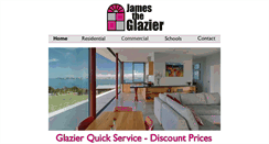 Desktop Screenshot of jamestheglazier.com.au