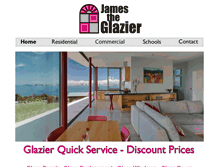 Tablet Screenshot of jamestheglazier.com.au